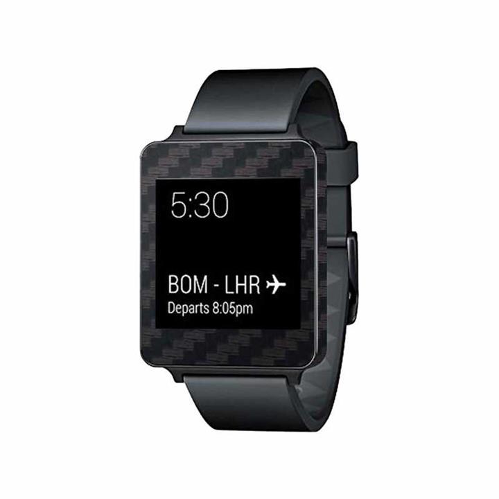 برچسب ماهوت طرح Carbon-Fiber مناسب برای ساعت هوشمند ال جی G Watch